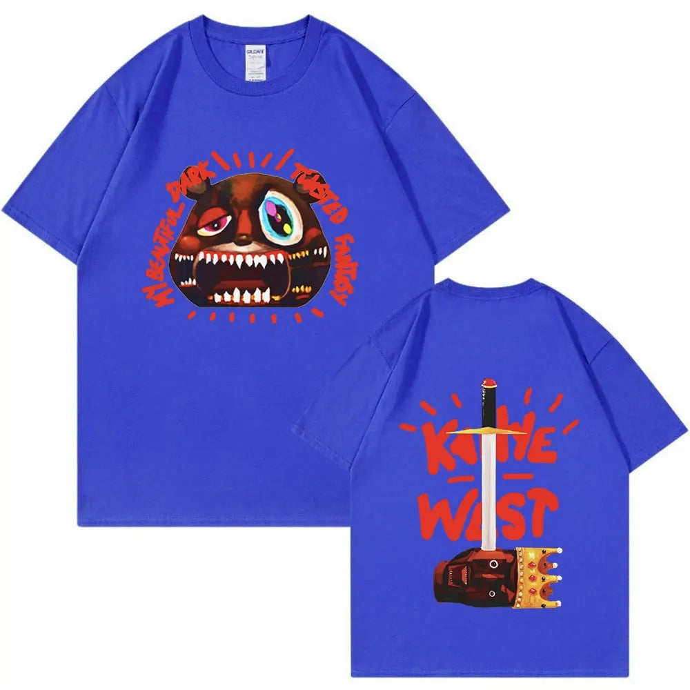 Rapper Kanye West T Shirt Music Album Graduation Graphic T-s