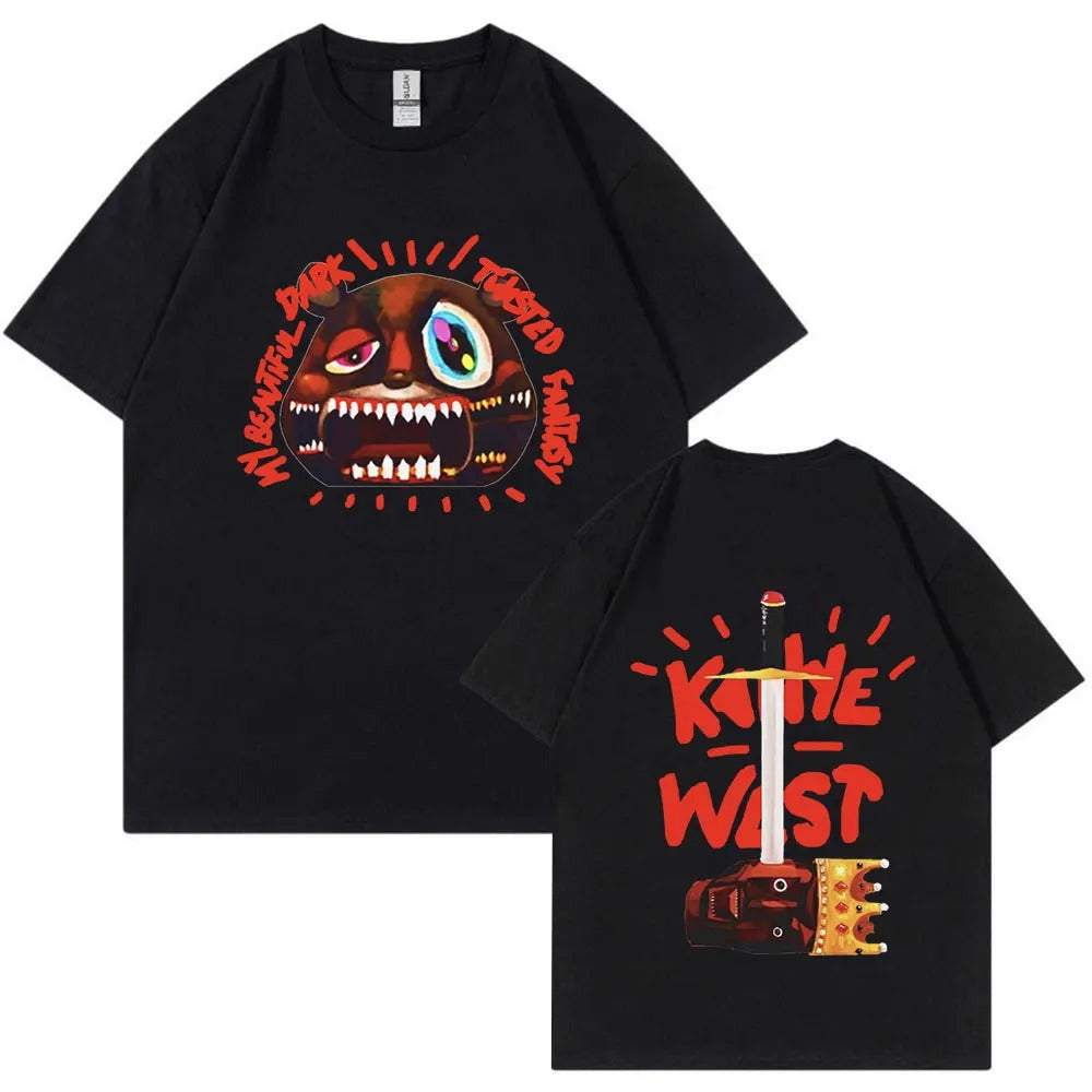 Rapper Kanye West T Shirt Music Album Graduation Graphic T-s