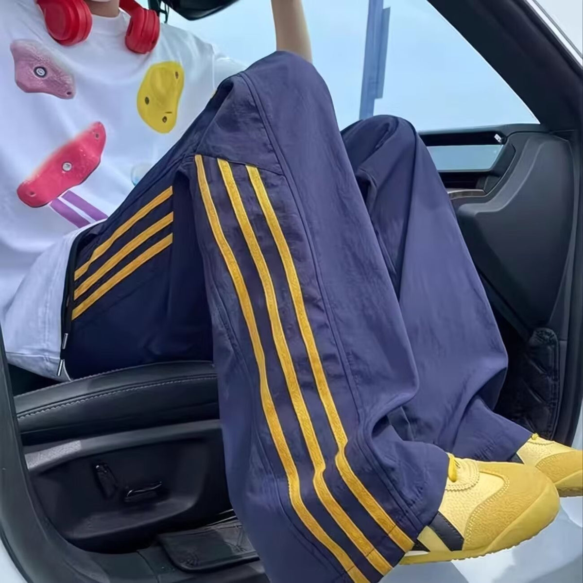 quick-dry ice silk pants for men