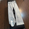 knife-cut hoodie pants for men