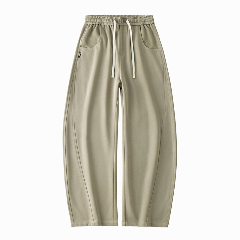 Style Patchwork Knit Knife Pants for Men