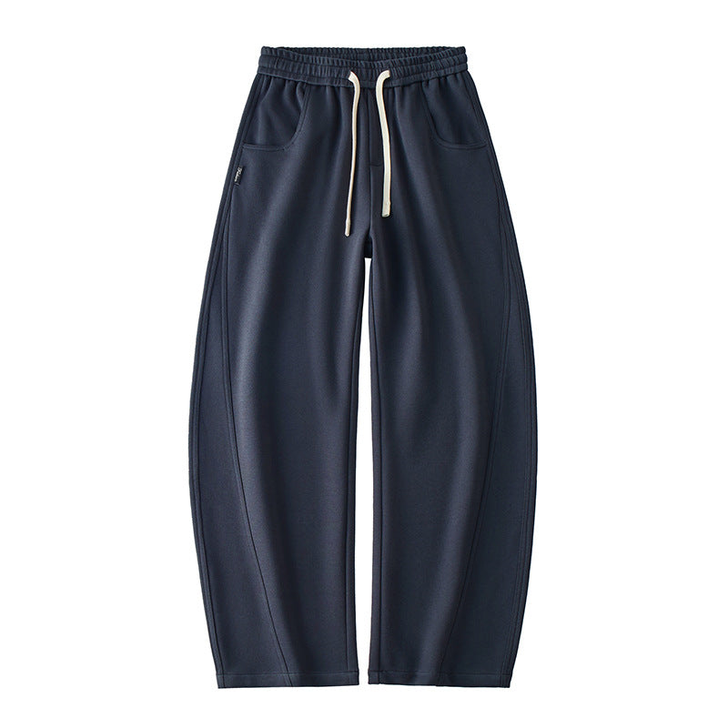 Style Patchwork Knit Knife Pants for Men